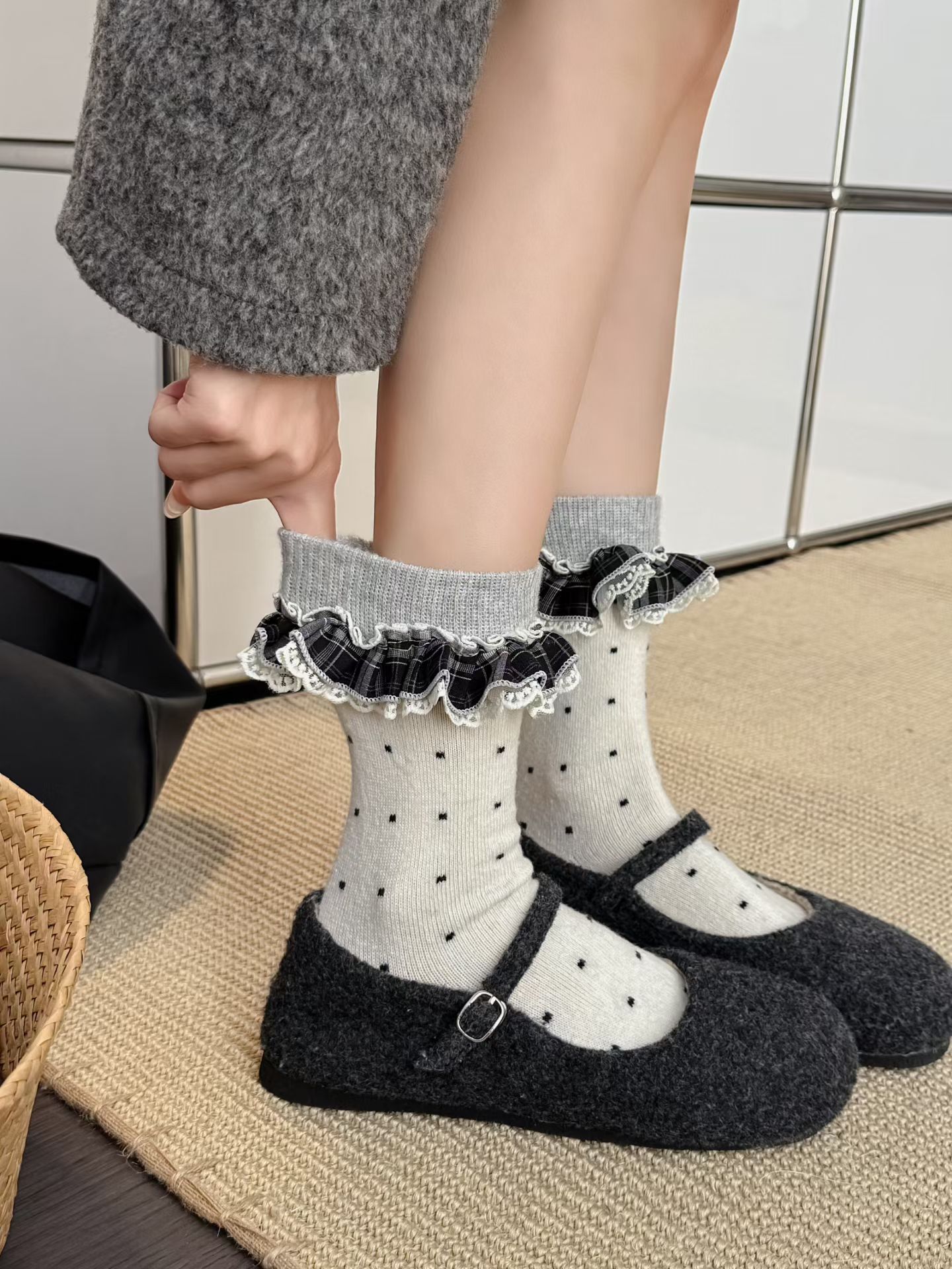 【组合链接】秋冬女士百搭穿搭饰品袜冬季中筒保暖堆堆袜子成人棉袜