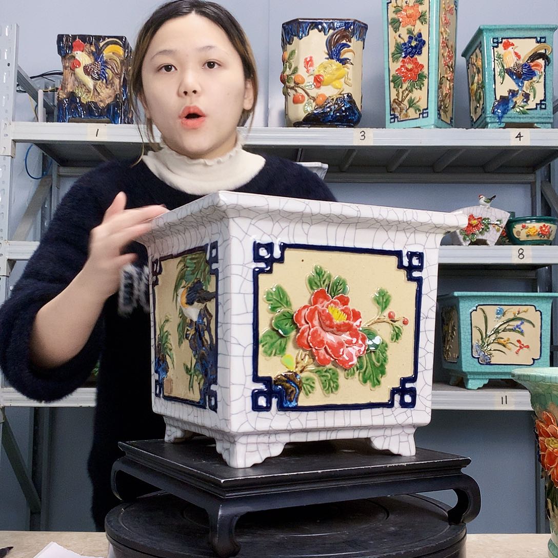 厚***！实物拍摄湾盆石湾盆