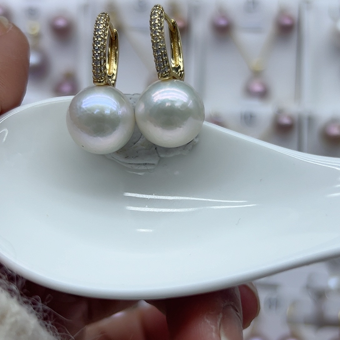 淡水珍珠耳饰未镶嵌25