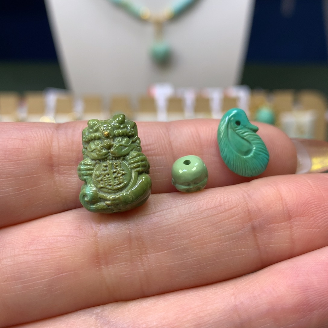 绿松石配饰定制未镶嵌