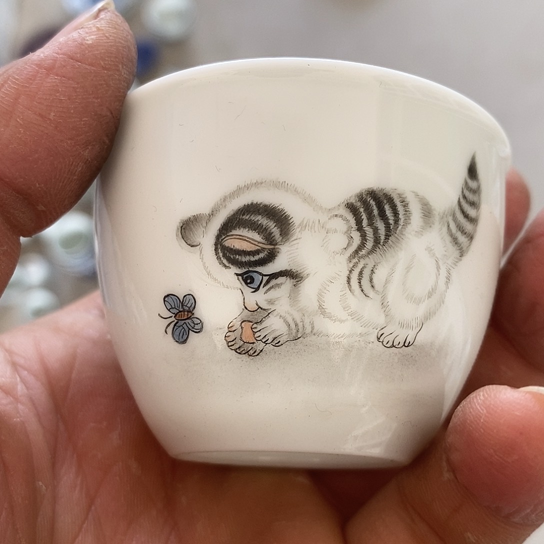 杯景德镇高温还原陶瓷