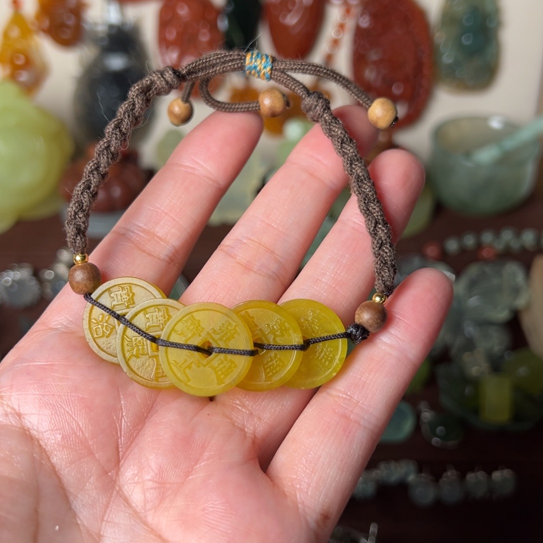 蛇纹石玉手绳未镶嵌