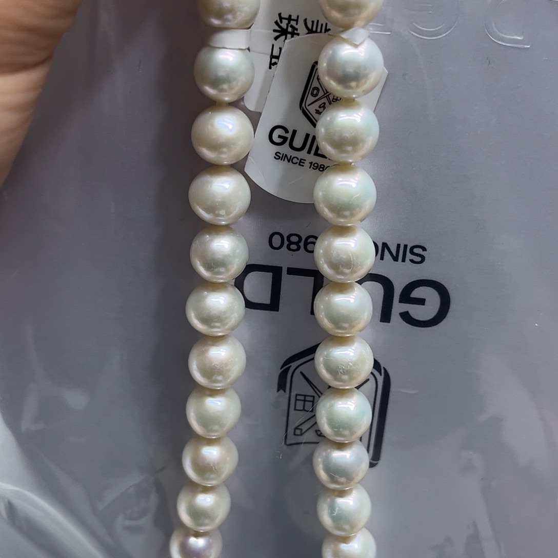 银S925镶嵌淡水珍珠颈饰