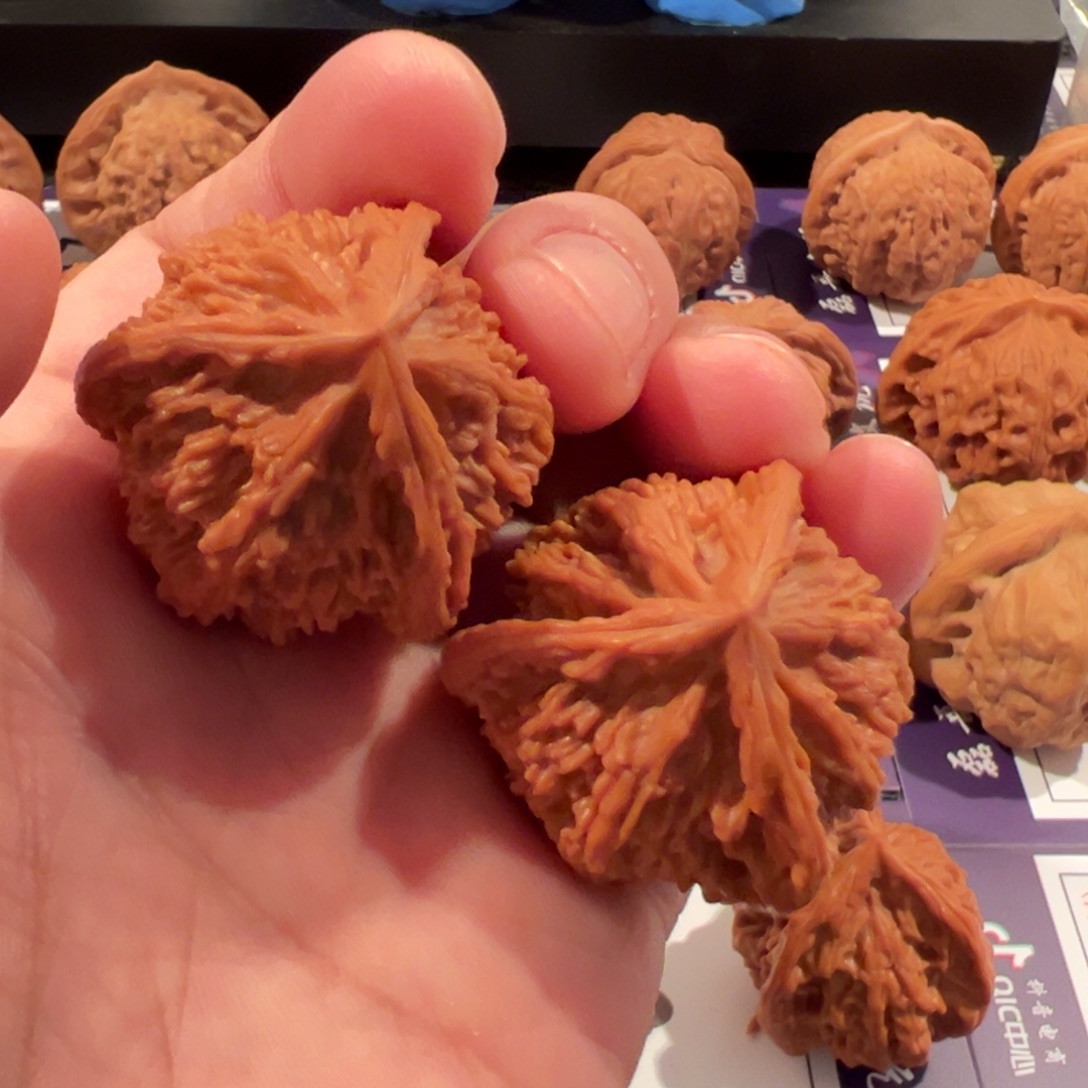 怕***文玩核桃把件文山37