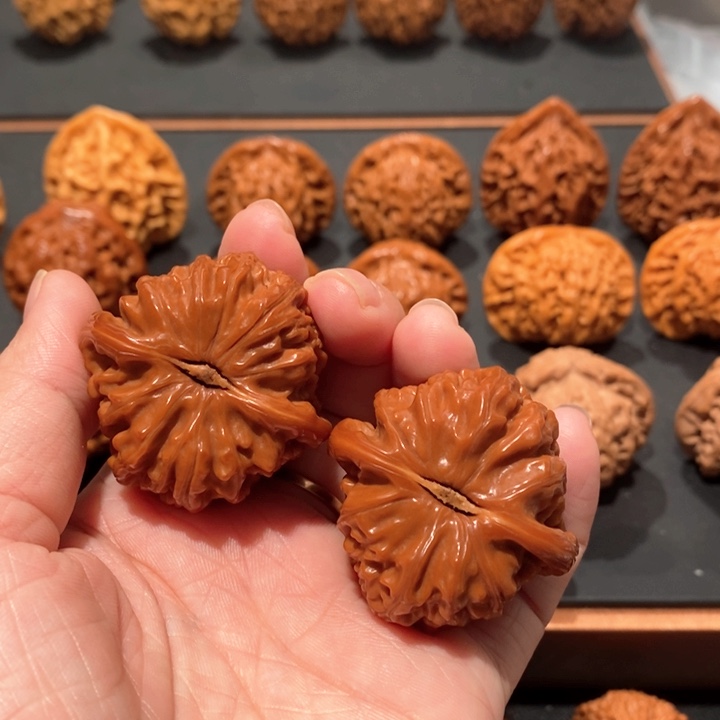 文玩核桃吊坠天**角白狮子1327