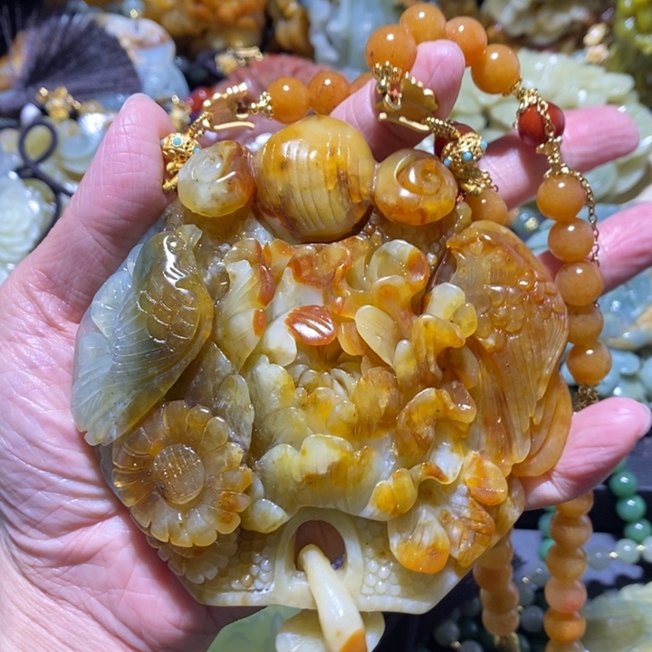 岫玉岫玉吊坠未镶嵌