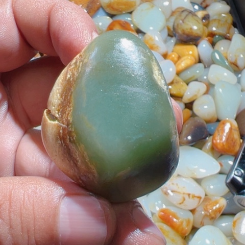 和田玉（糖玉）手链未镶嵌7