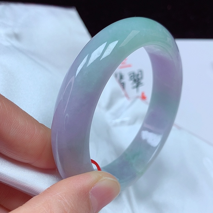 未镶嵌手镯翡翠54圈宽版