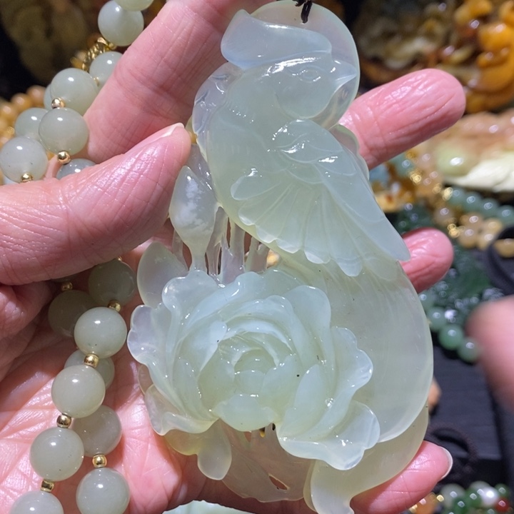 岫玉岫玉吊坠未镶嵌