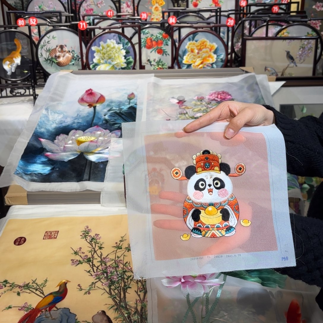 织绣纯手工制作工艺