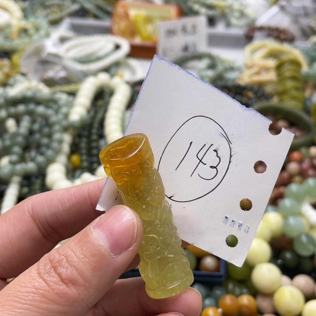 蛇纹石玉手链未镶嵌