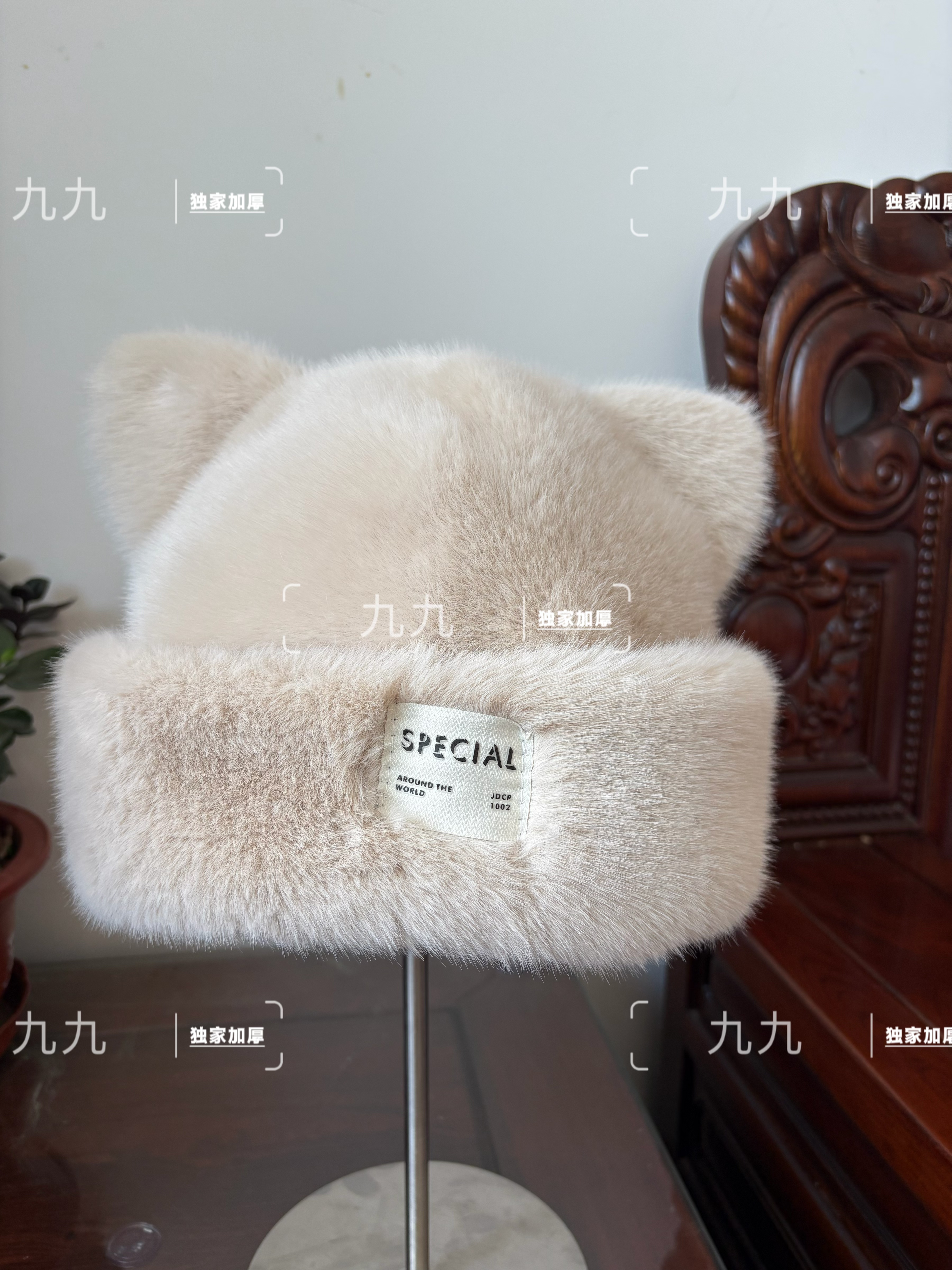 【小精灵】25年新款超保暖保暖帽子极简风法式冬季加厚款帽子