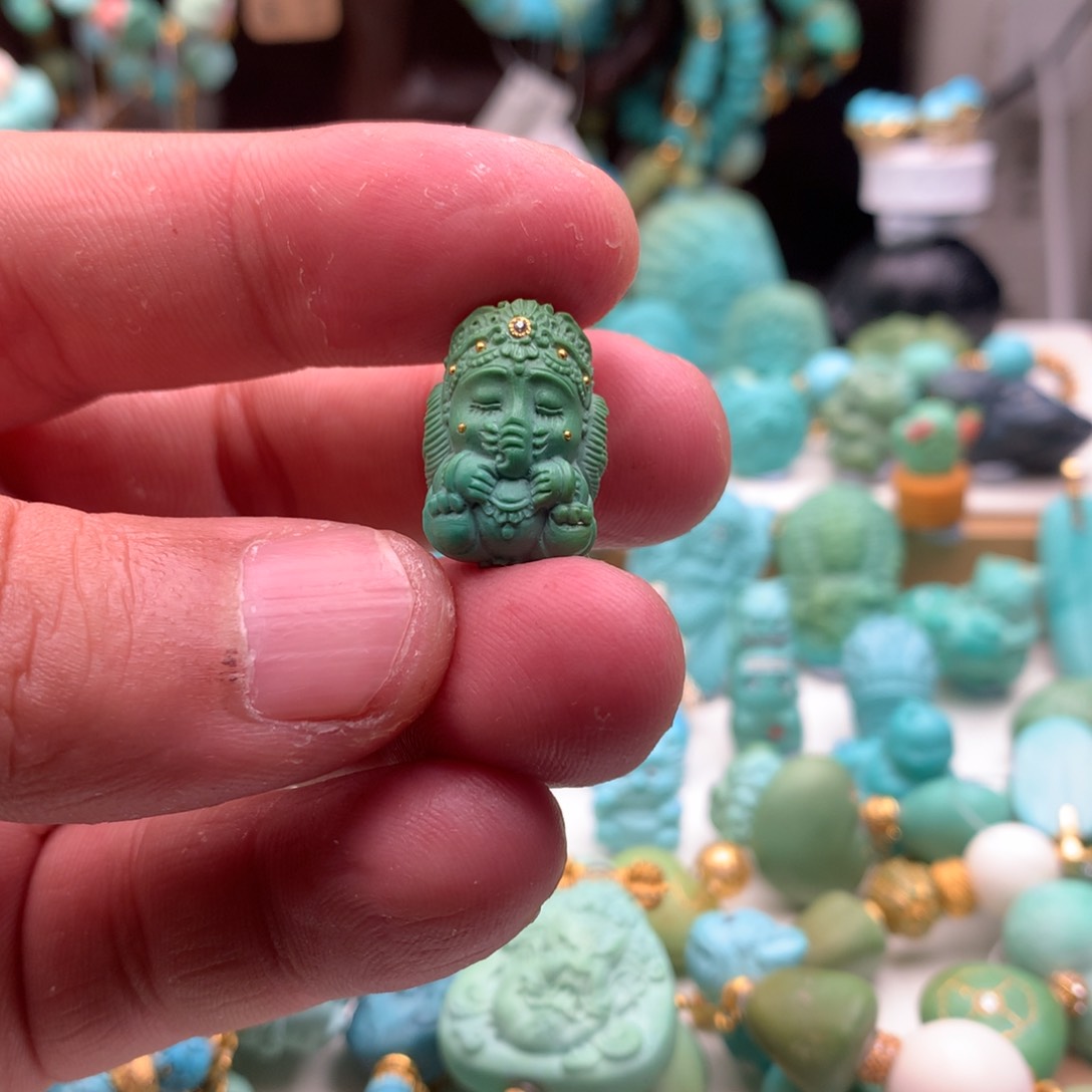 绿松石颈饰未镶嵌猫*一