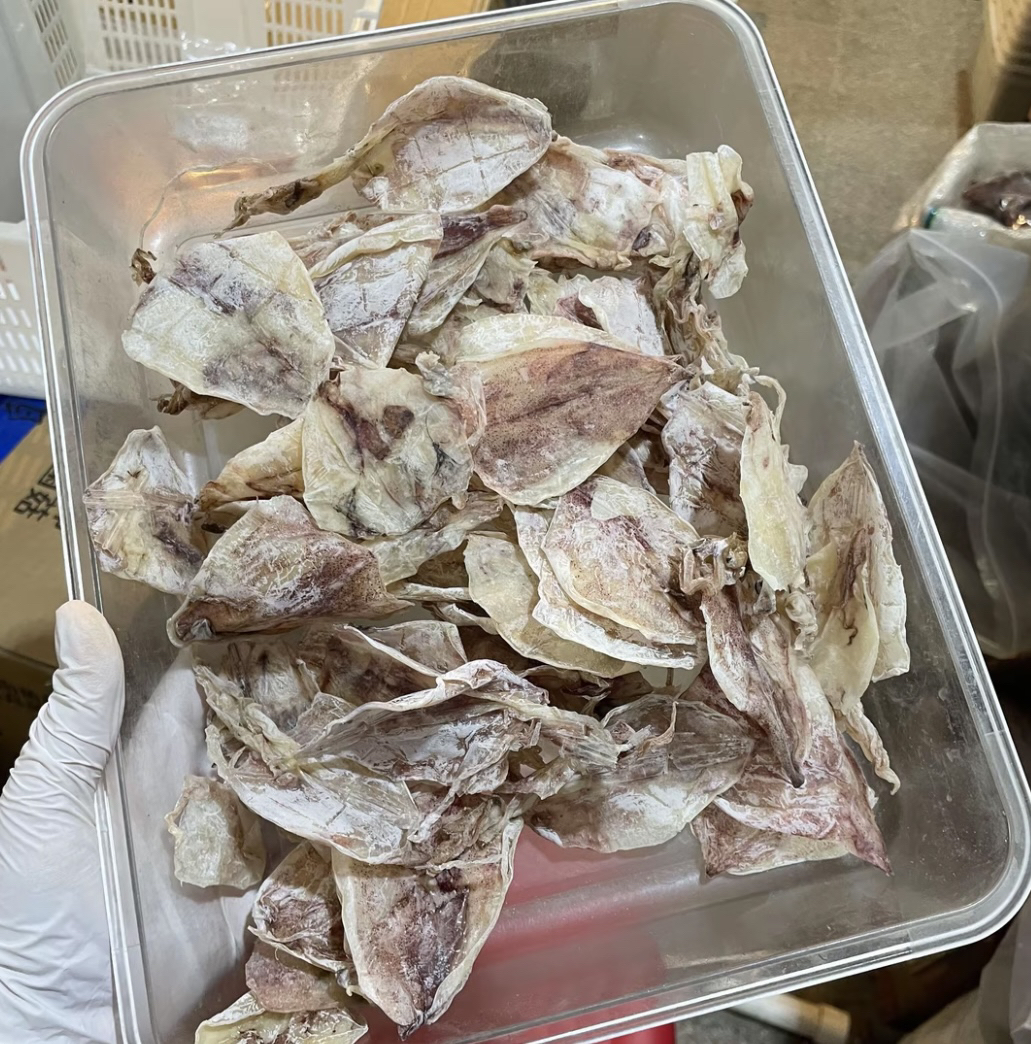 北海本港烧烤土鱿鱼干 淡口不咸 水煮香煎炒菜手鱿鱼干油炸香煎