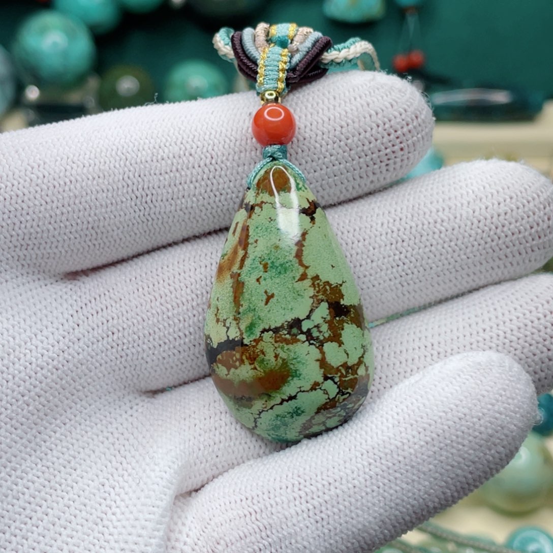 未镶嵌绿松石珠宝奇石