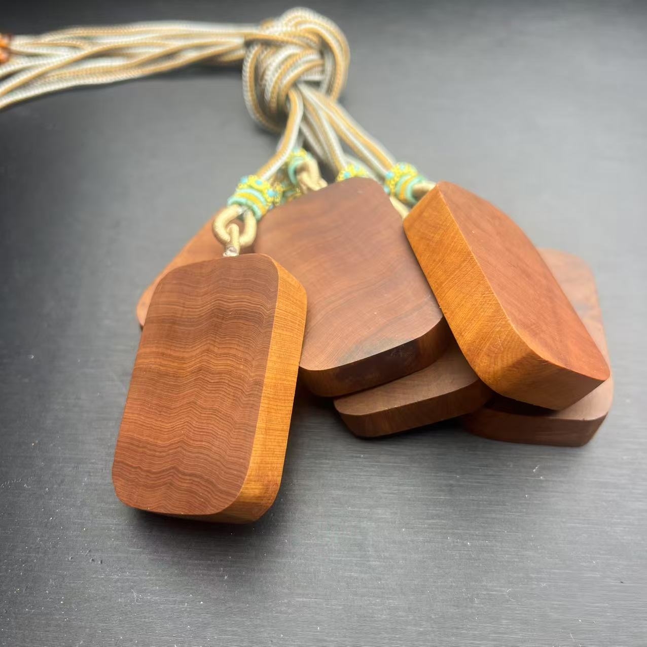 非金属木质吊坠 ZBG1502崖bai无事牌吊坠(天然珠宝多样性发其一）