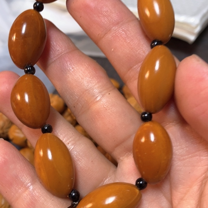 橄榄核手串/手链橄榄微瑕光珠