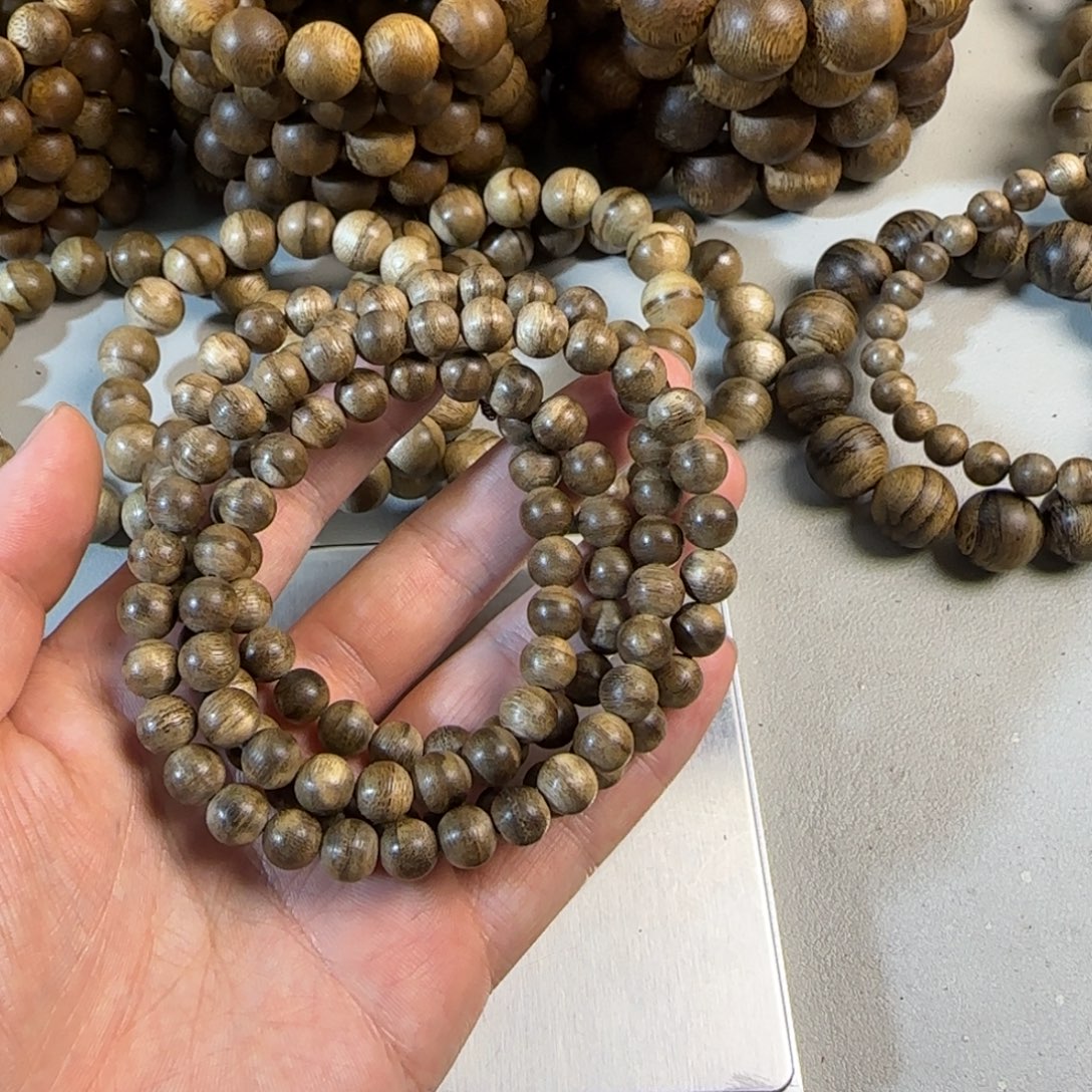 沉香香囊沉香达拉干虎斑纹0.9尺寸