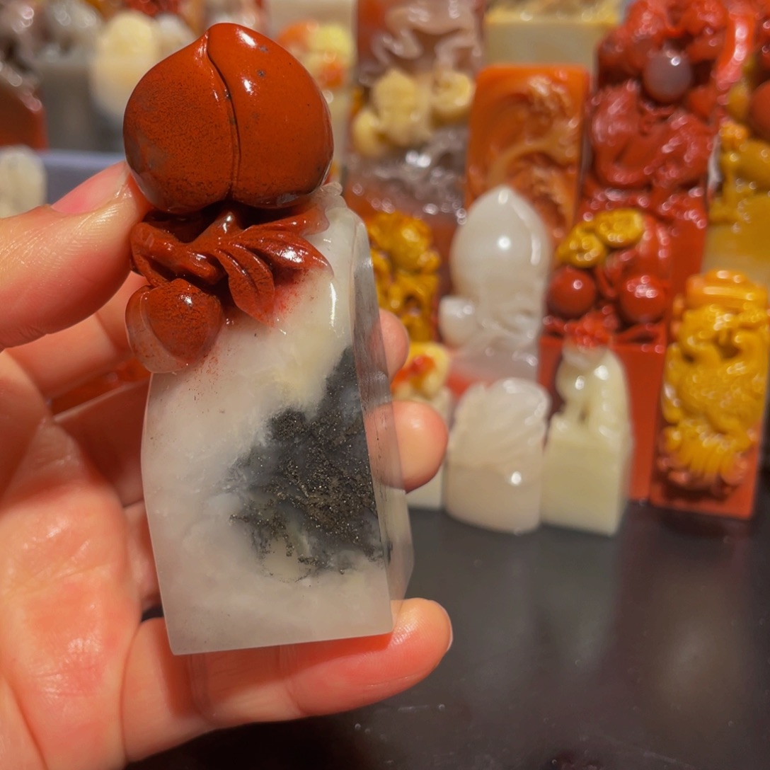 寿山石印石精美寿山