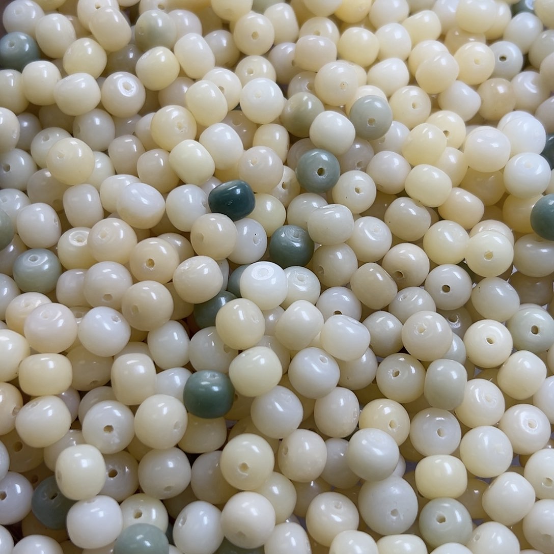 菩提根/象牙果吊坠卡10奶黄桶700颗