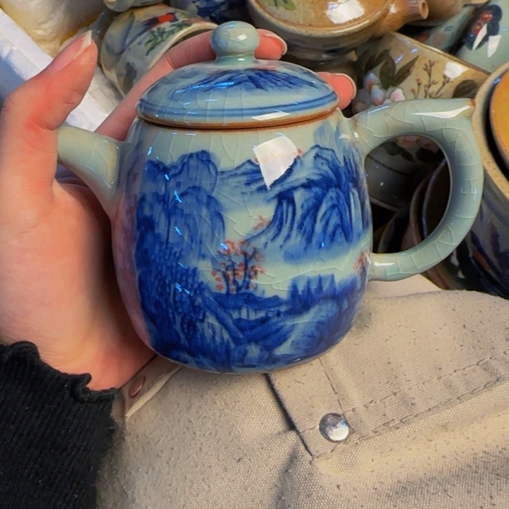 瓷片景德镇陶瓷手工手绘