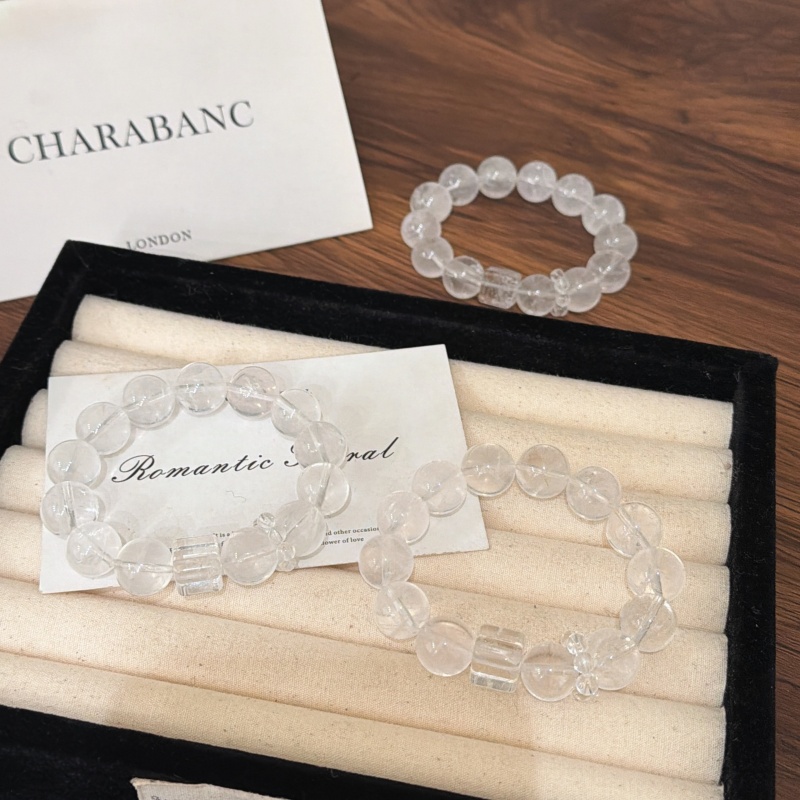 X2864奶白晶手链高端轻奢手串多样性发一