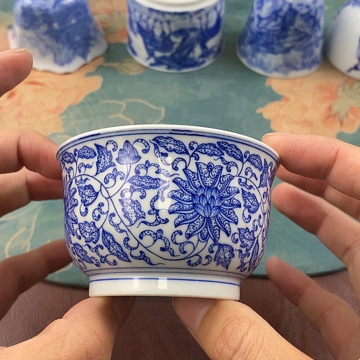 杯现代景德镇全手工全手绘茶具1688888