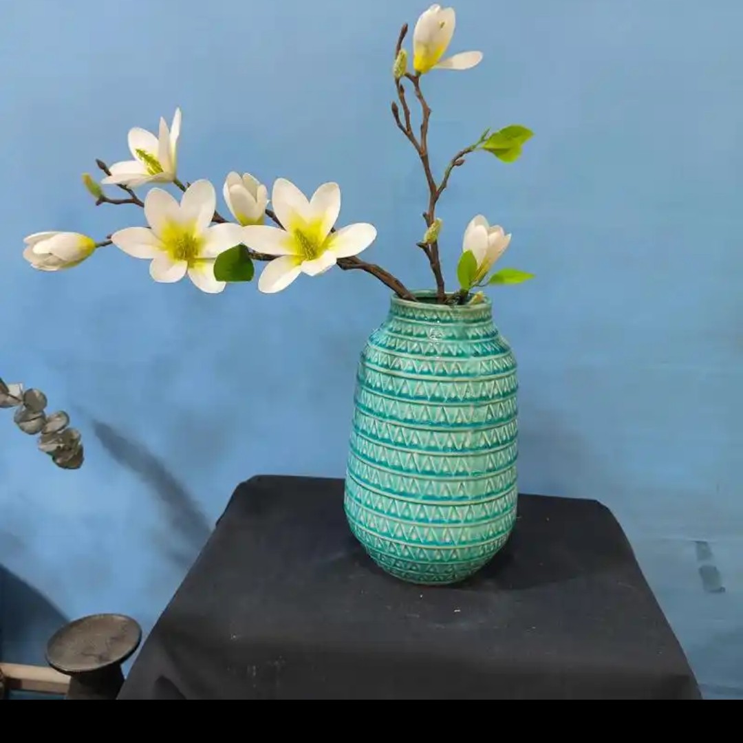 复古简约陶瓷花瓶客厅装饰水培花器插花摆件