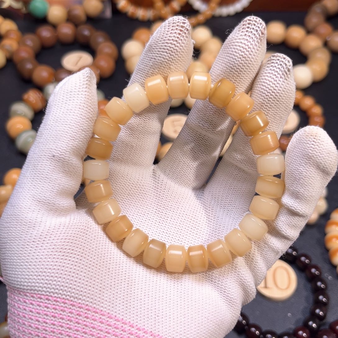 菩提根/象牙果吊坠卡10金轮