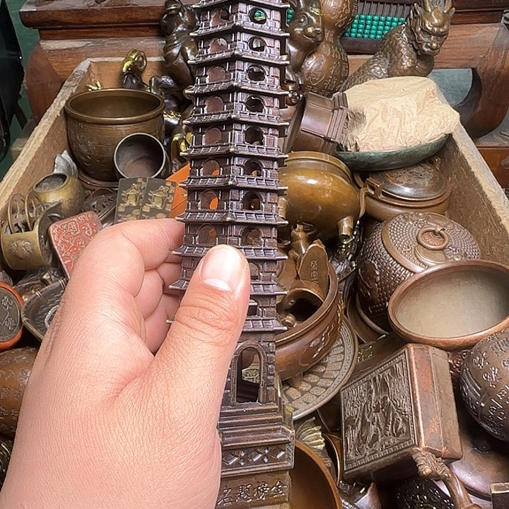 铜器办公室茶室摆件