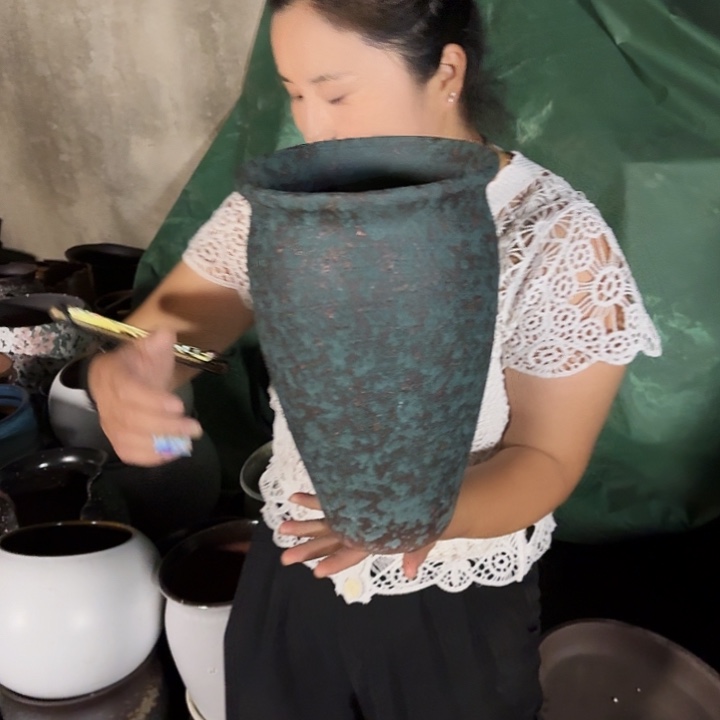 口20高31一个盆子。 