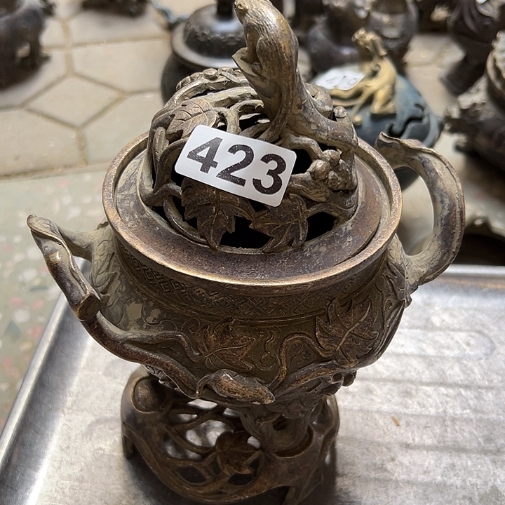 黄铜摆件，文房摆件