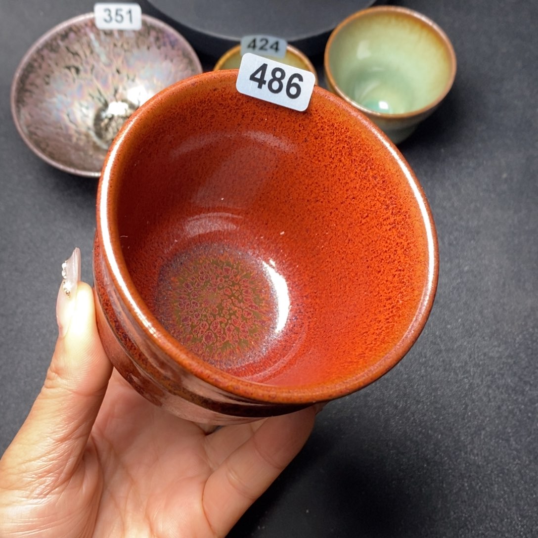 茶盏建窑建盏主人杯486