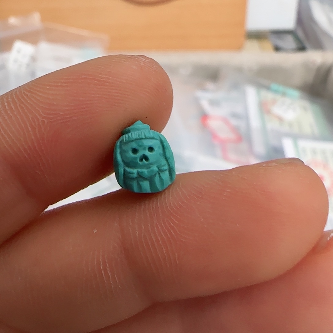 绿松石珠宝半成品未镶嵌