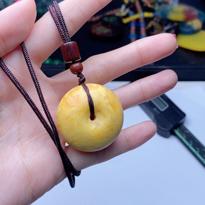 蜜蜡颈饰未镶嵌269套装