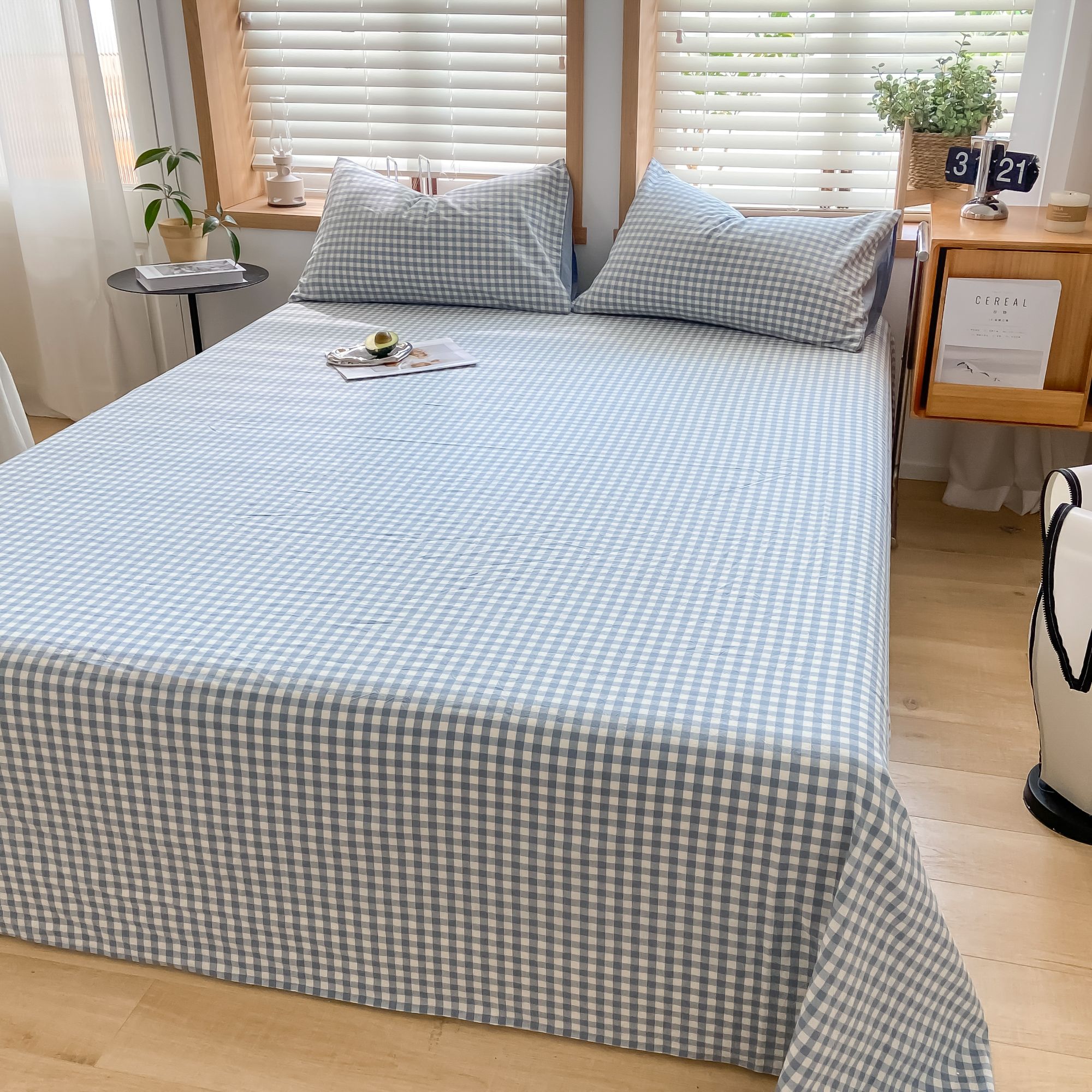 【单床单】A类纯棉床单100%全棉防滑床单家用学生宿舍单人夏季床单