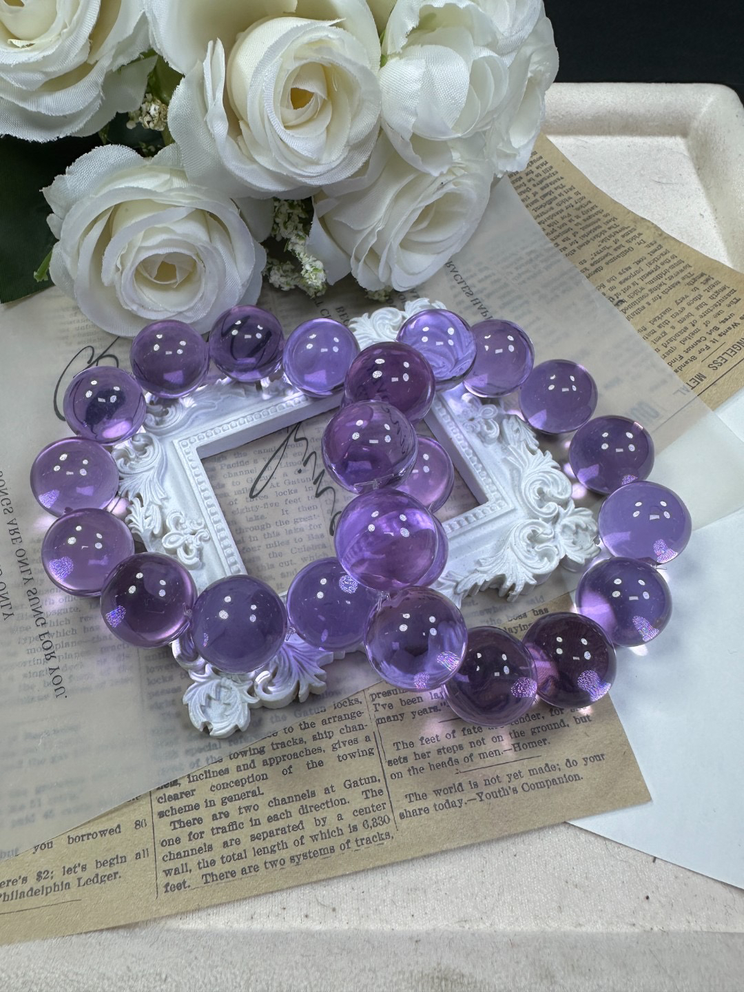 紫色18mm手串发一条F18