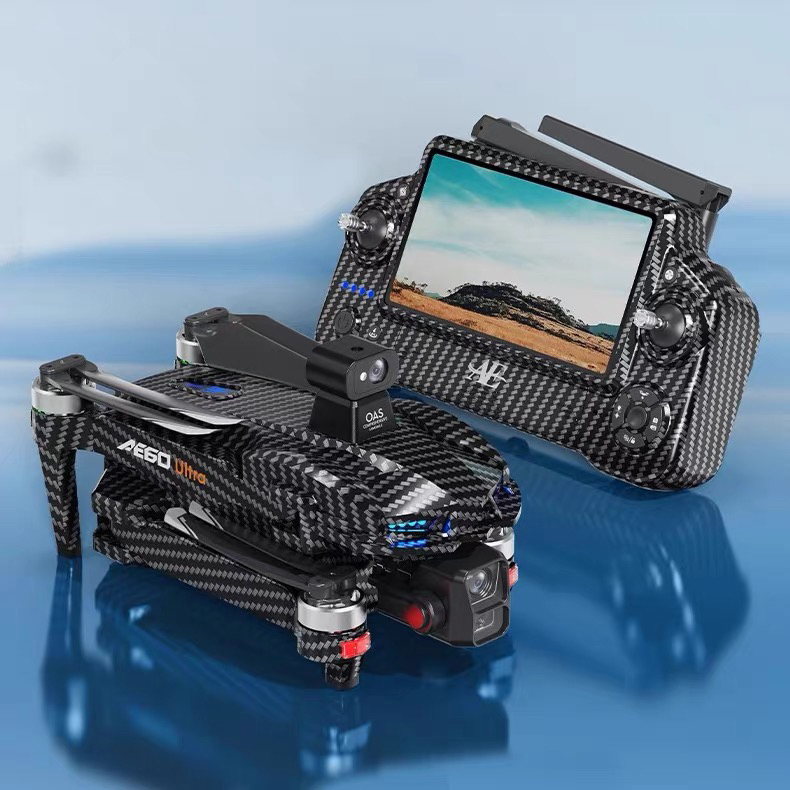 2025新品AE60屏控避障三轴云台无人机高清航拍遥控飞机12公里GPS