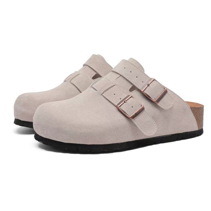 足弓支撑版 厚底博肯半拖