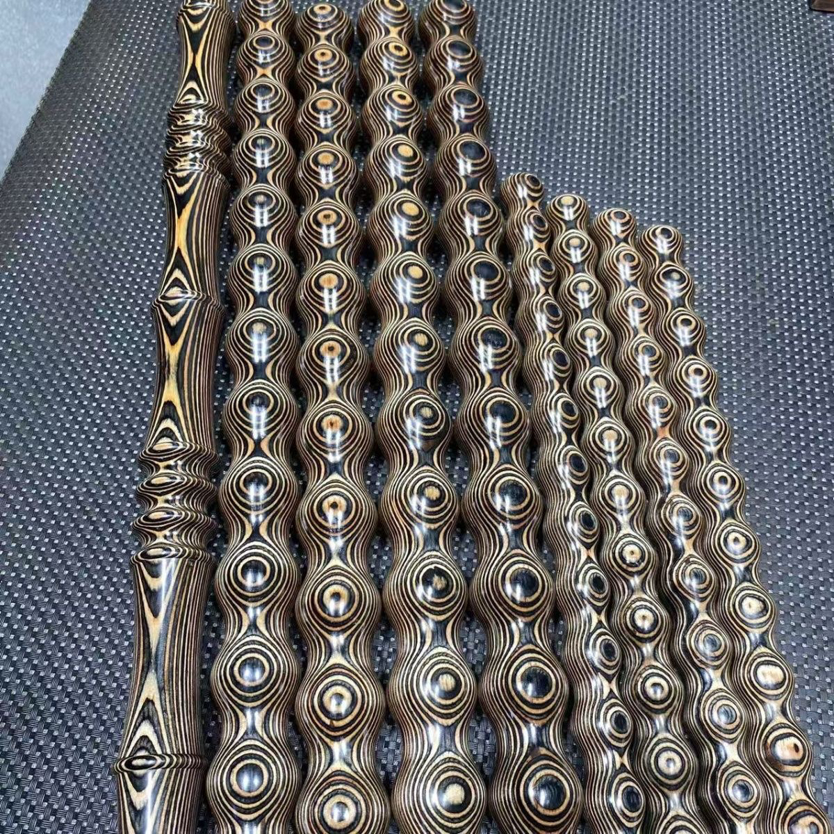 可盘玩斑马木盘玩棍斑马木登山健身武术棍