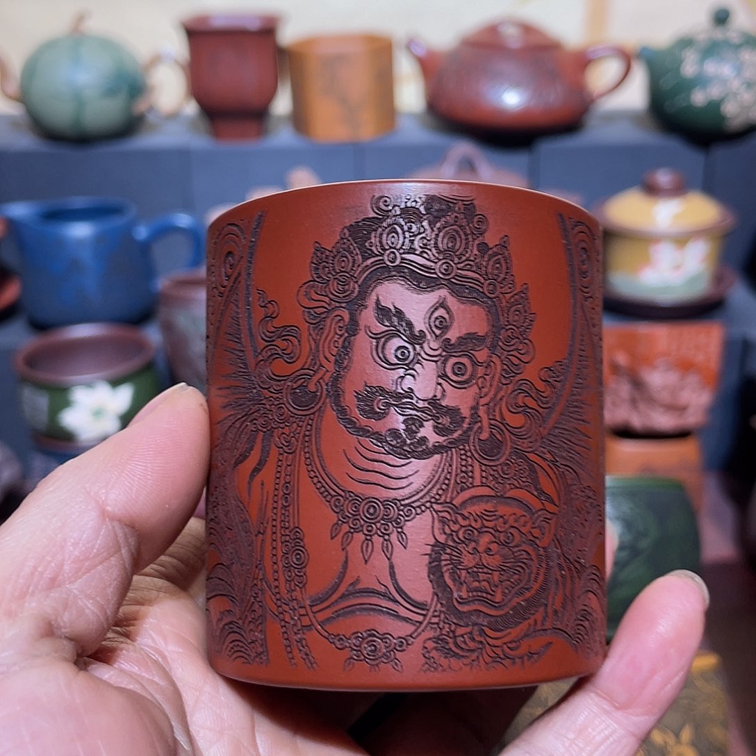 原矿紫砂手工主人杯