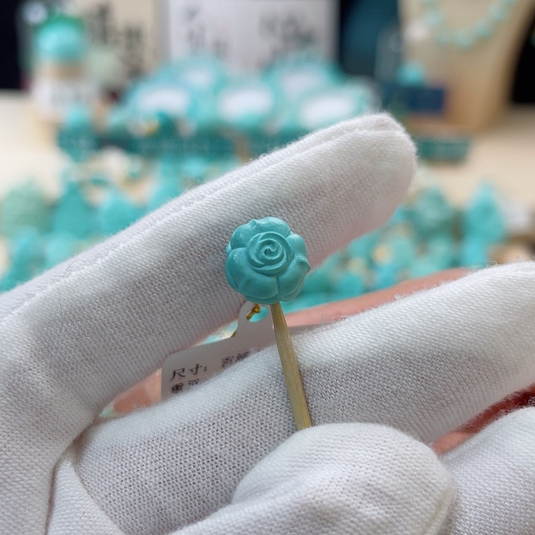 绿松石珠宝奇石未镶嵌