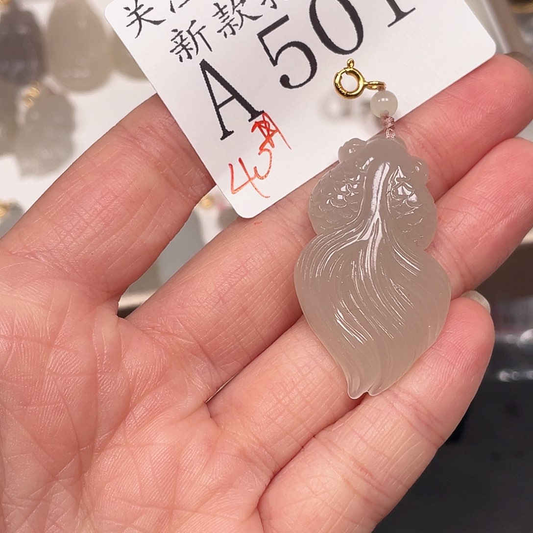 和田玉珠宝半成品未镶嵌A501