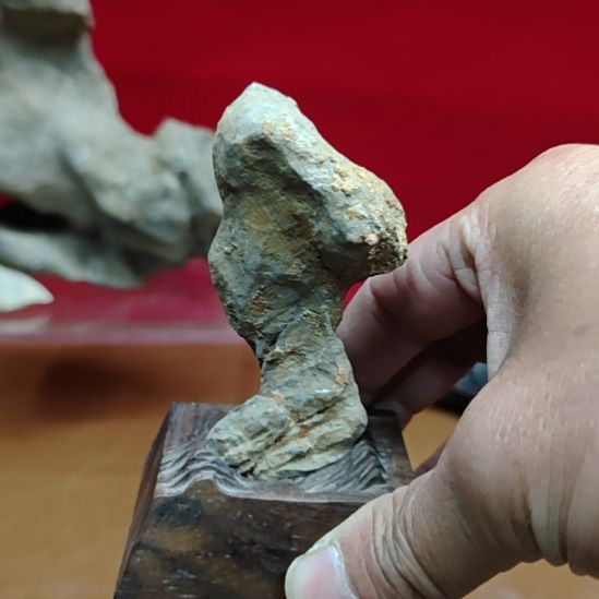 灵璧石人物。阿凡达。