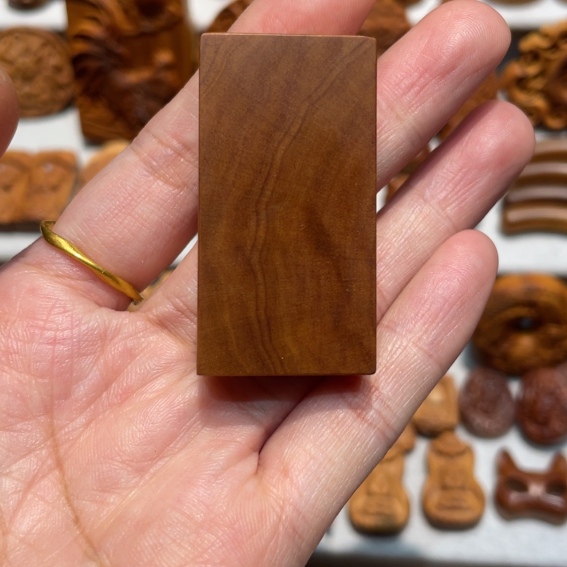 【闪购商品】檀香木无事牌林*4.5×2.3×1.1无事牌