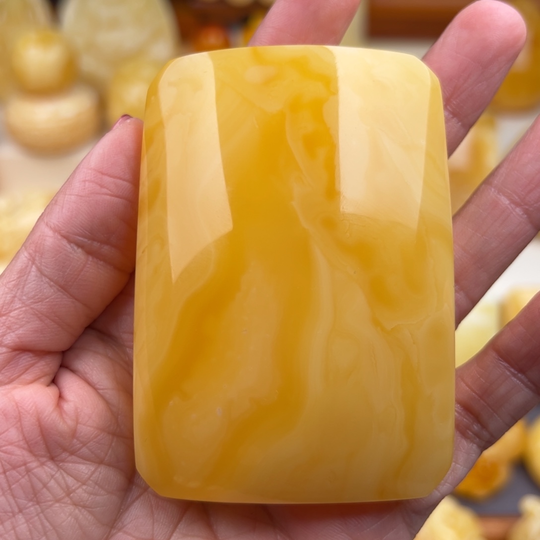 琥珀裸石未镶嵌纯天然琥珀蜜蜡无优化