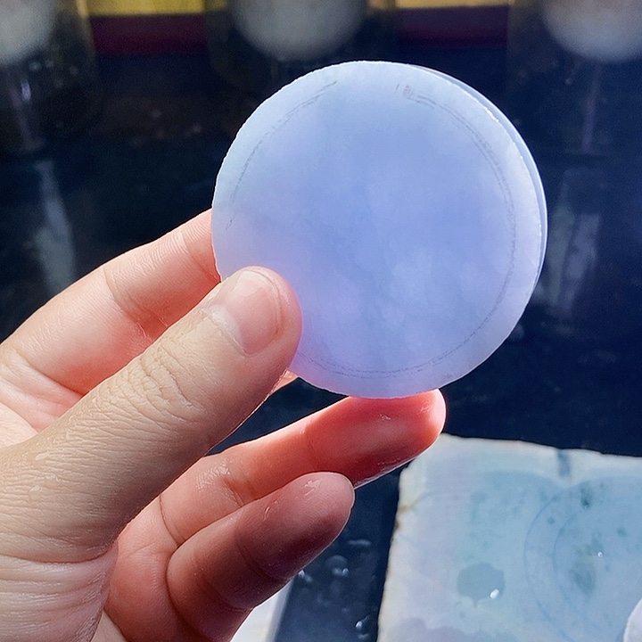 翡翠未镶嵌颈饰毛料34