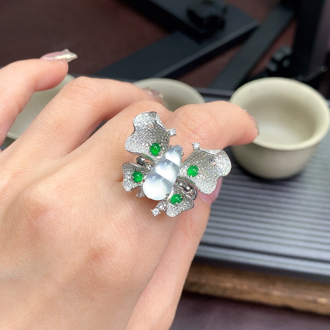 未镶嵌戒指翡翠11