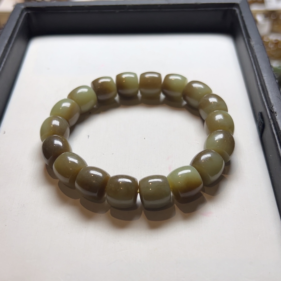 和田玉手串未镶嵌