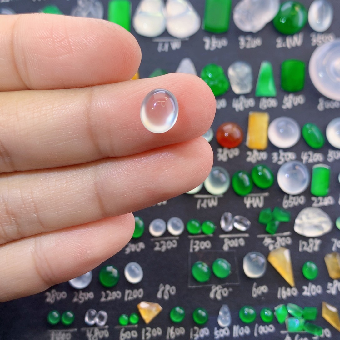 翡翠未镶嵌颈饰天然翡翠玉石蛋面